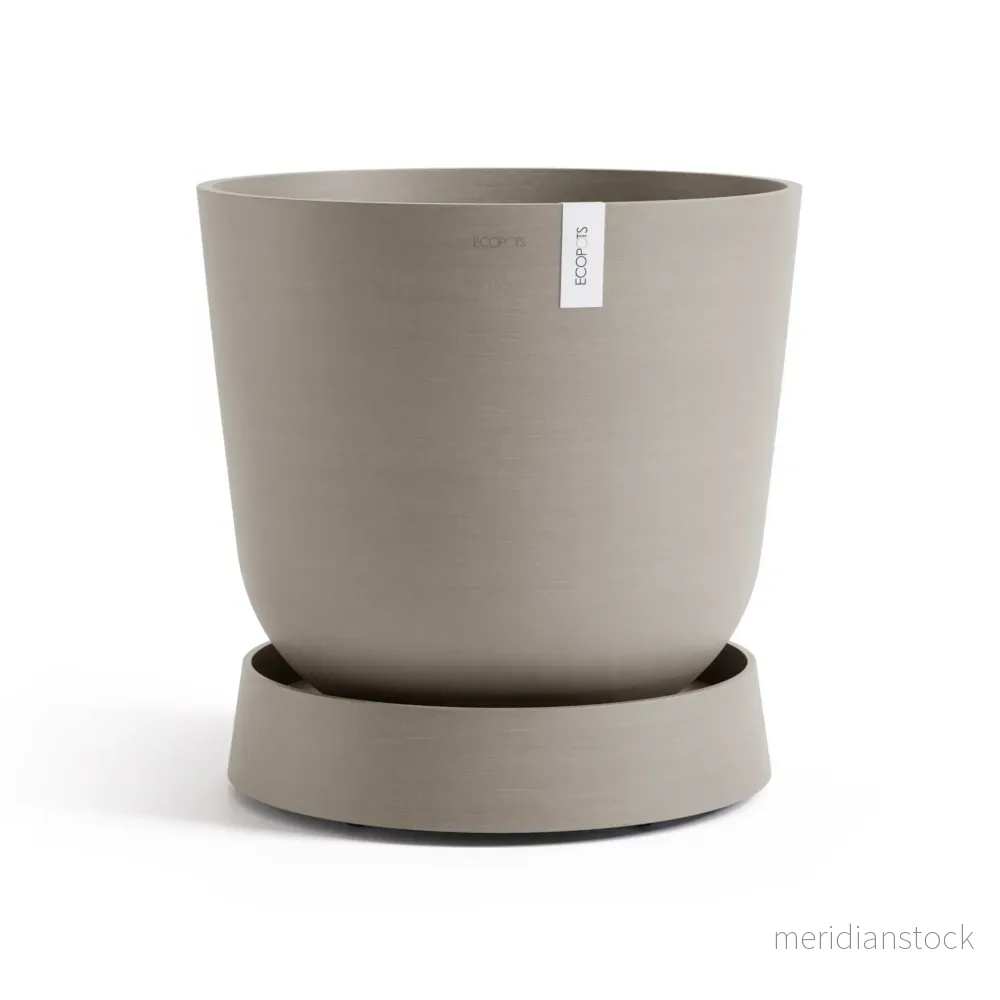 Krukfat Oslo med hjul 45cm taupe - Bild 3