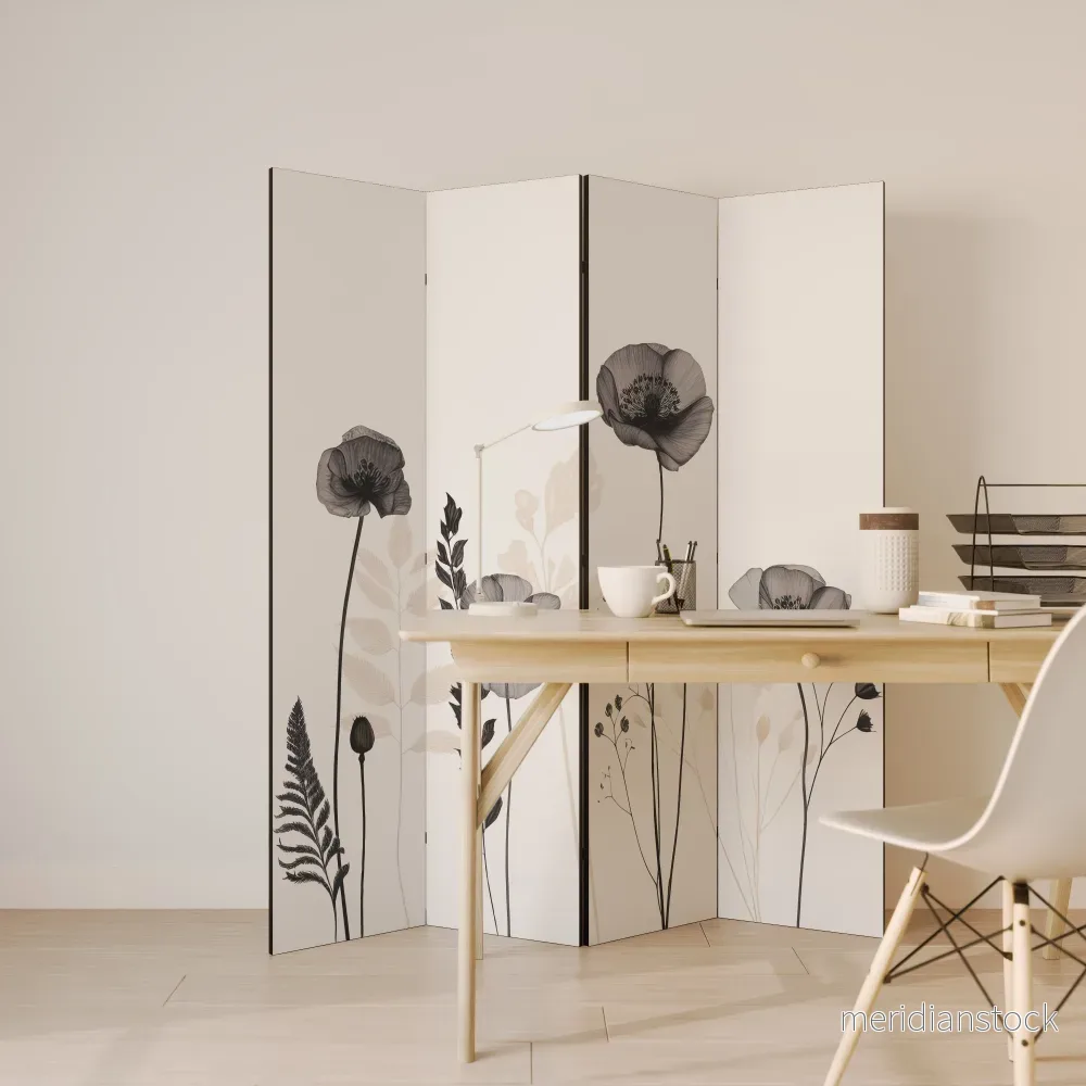 POPPY ALLURE Rumsavdelare 4 paneler - Bild 3