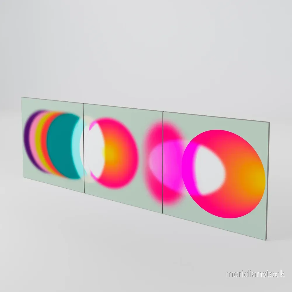 SYMPHONY OF COLORS Luckset med 3 dörrar till sideboard - Bild 2