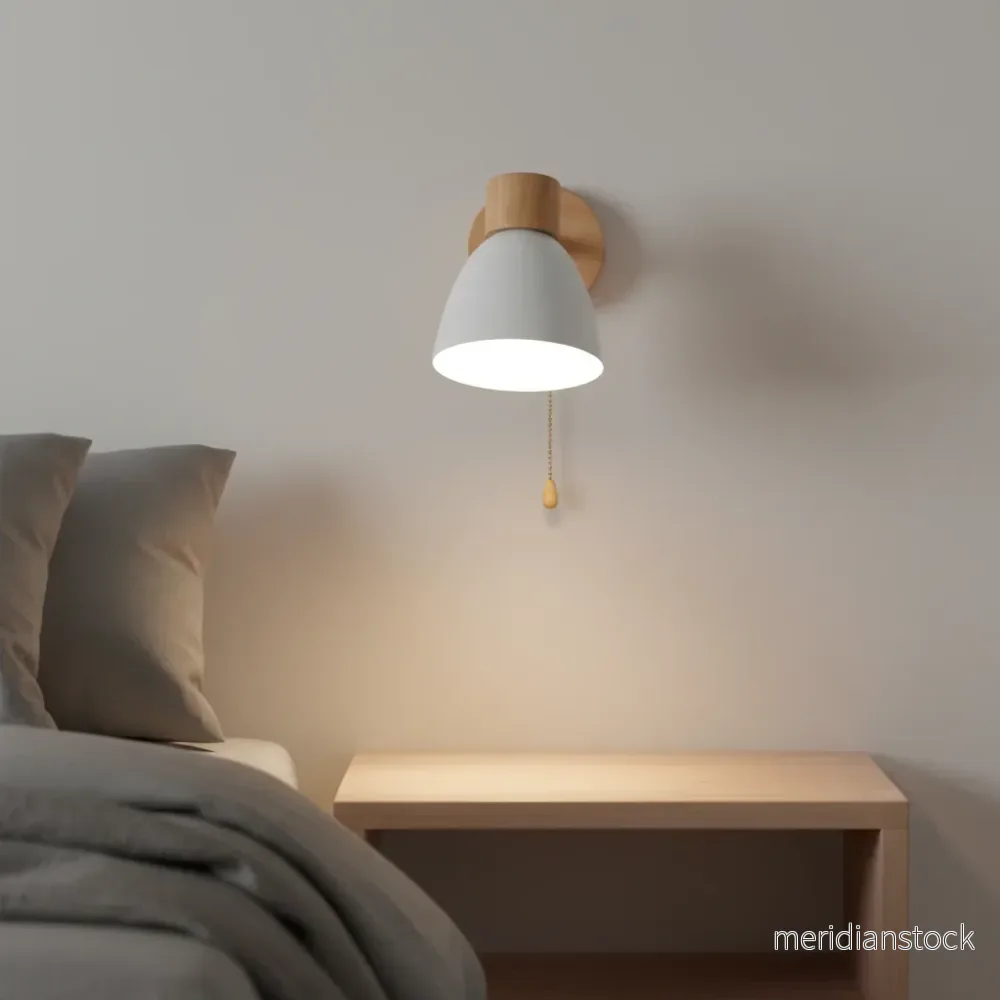 Nordisk trähängande lampa - WoodLuma