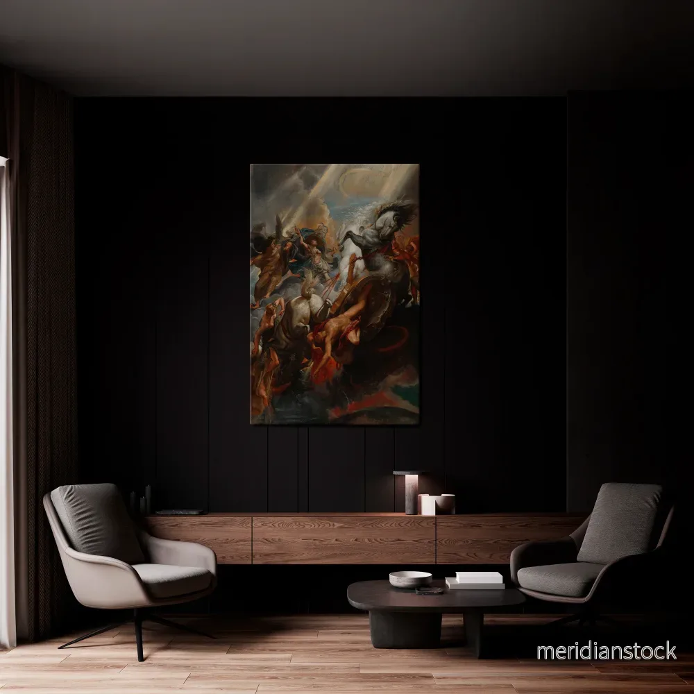 FURY IN MOTION Vertical Canvas Print - Bild 2