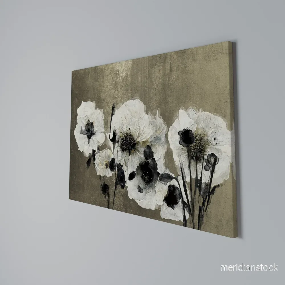 HARMONY IN WHITE Horizontal Canvas Print - Bild 3