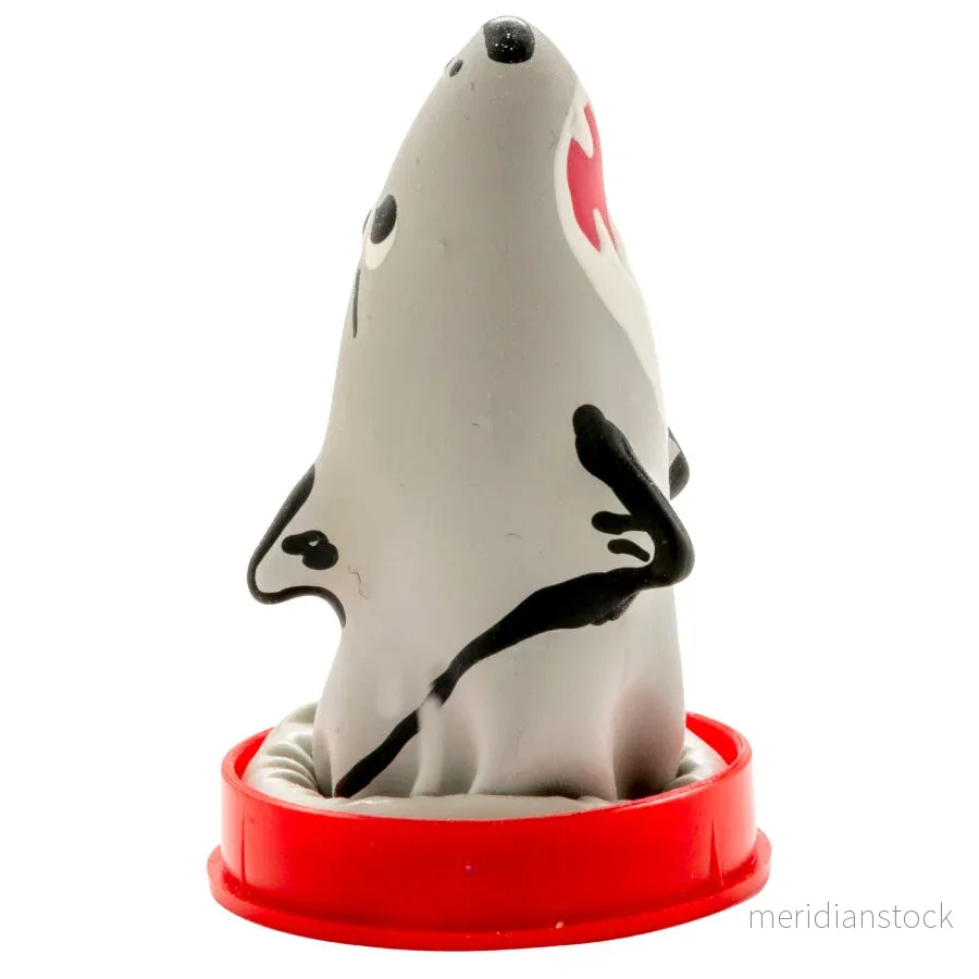 CONDOMERIE - HANDPAINTED NOVELTY CONDOMS SHARK MODEL 1 - Bild 2