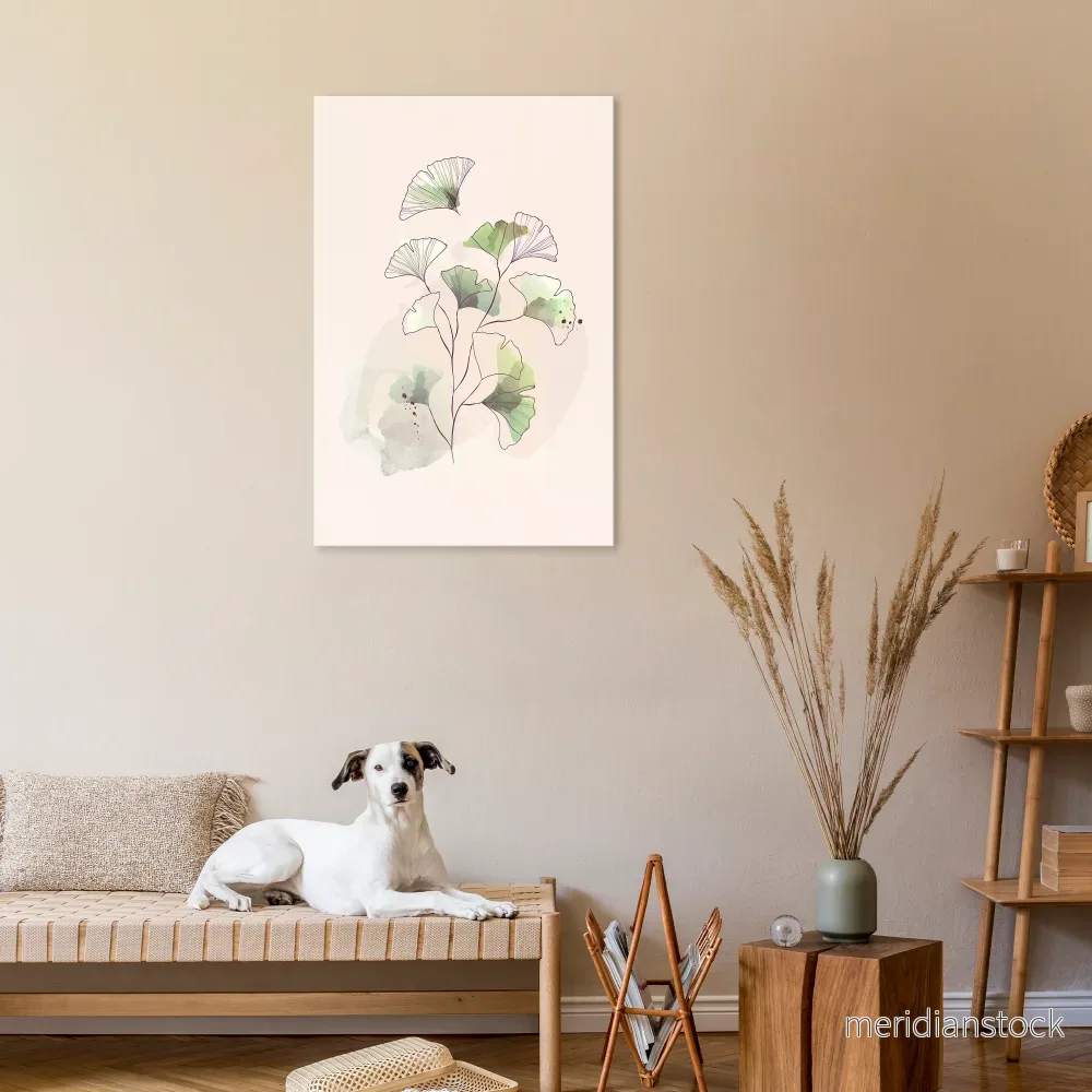 FOLIAGE REVERIE Vertical Canvas Print