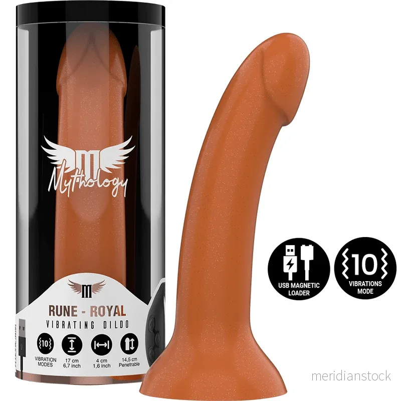 MYTHOLOGY - RUNE ROYAL DILDO M - VIBRATOR WATCHME WIRELESS TECHNOLOGY COMPATIBLE - Bild 3