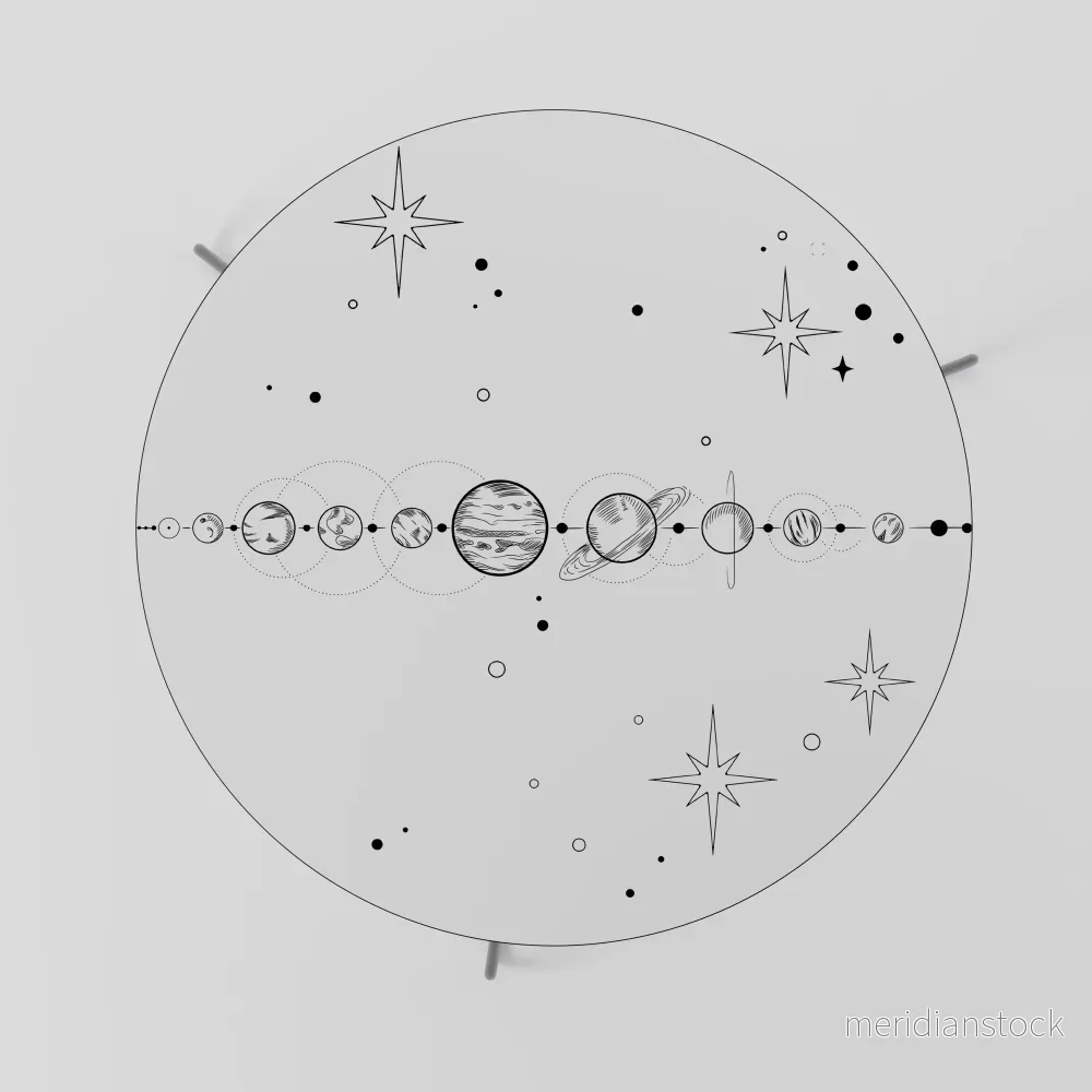 GALAXY OUTLINE Soffbord - Bild 2