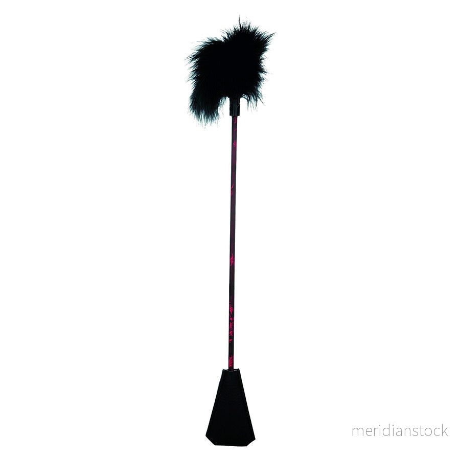 CALEXOTICS - SCANDAL BLACK FEATHER WHIP