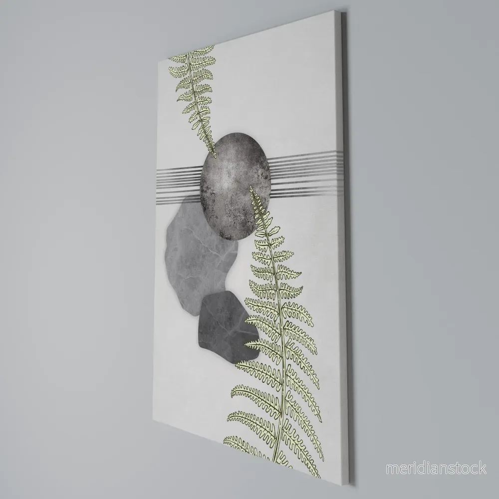 FERN MELANCHOLY Vertical Canvas Print - Bild 3