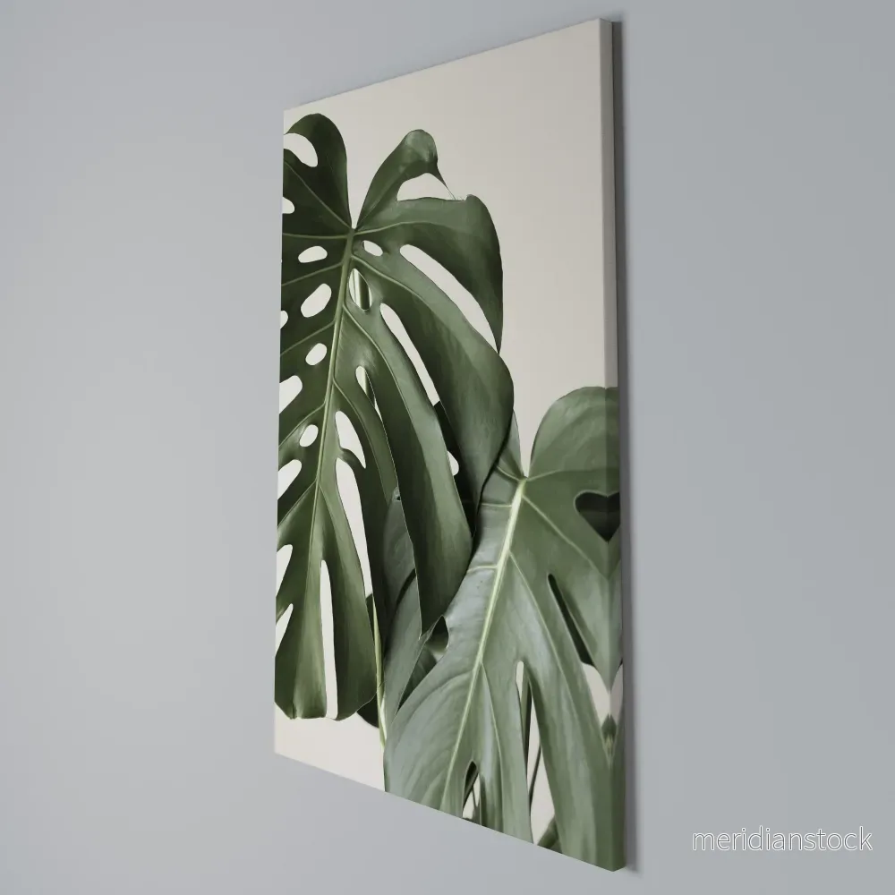 MONSTERA ACCURACY Vertical Canvas Print - Bild 3