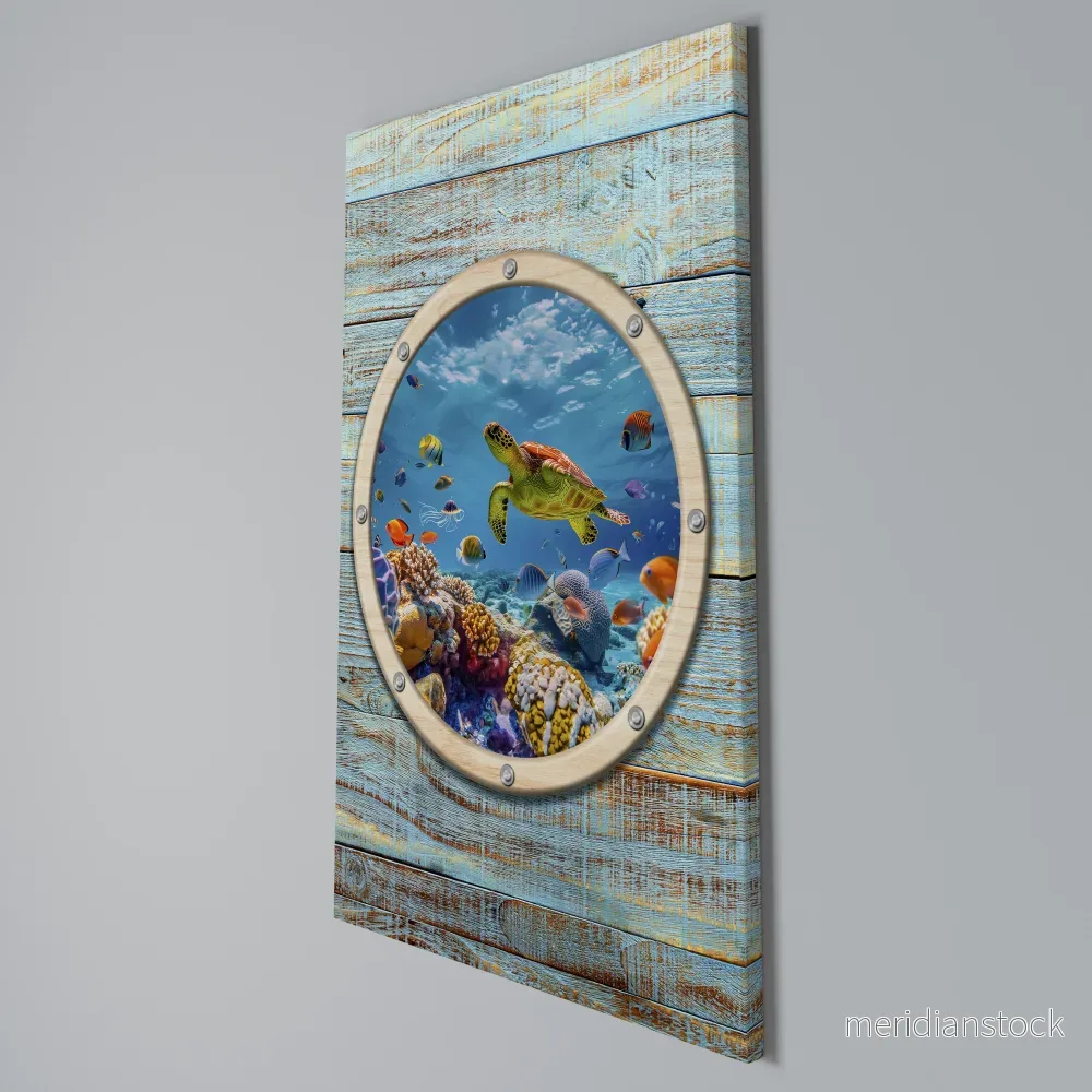 AQUA ADVENTURE Vertical Canvas Print - Bild 3
