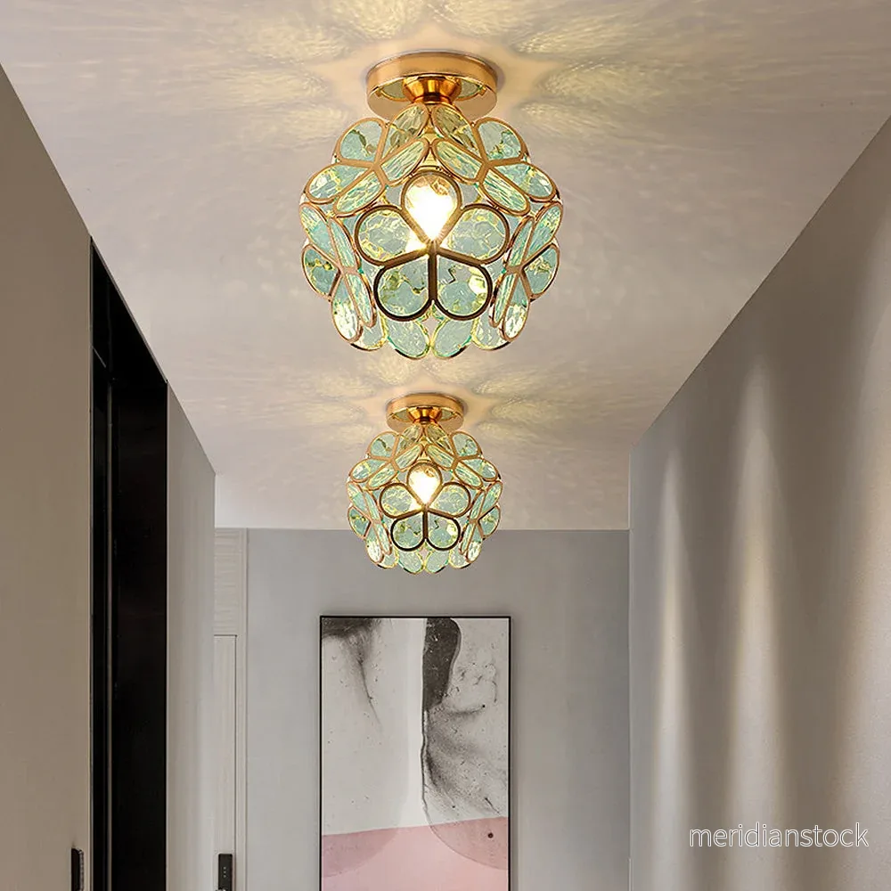 Taklampa med glasblommor - FloraGlow - Bild 3