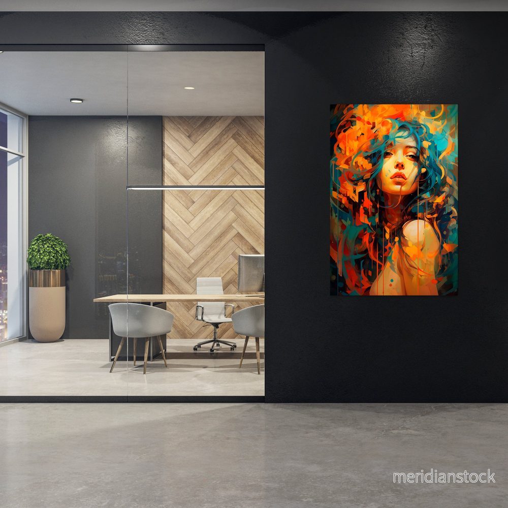 RAINBOW MUSE Vertical Canvas Print RAINBOW MUSE Vertical Canvas Print