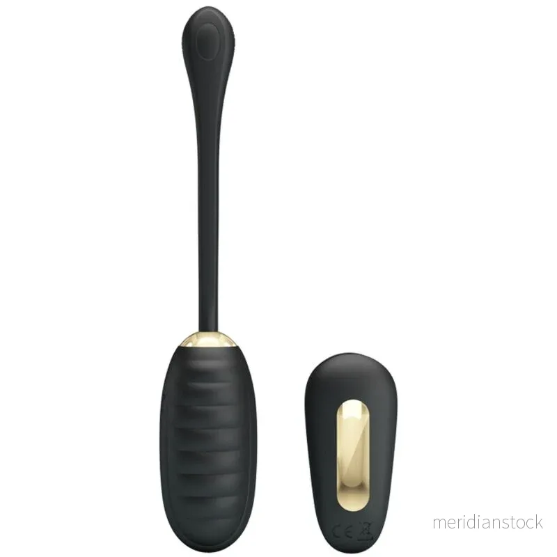 PRETTY LOVE - DOREEN LUXURY RECHARGEABLE VIBRATING EGG BLACK REMOTE CONTROL - Bild 3