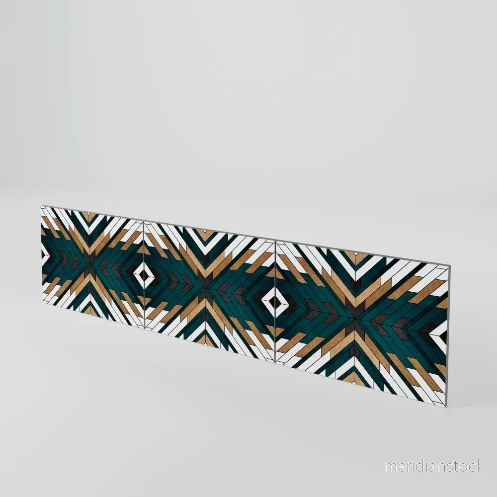 ARTISTIC GEOMETRY Luckset med 3 dörrar till TV-bänk - Bild 3