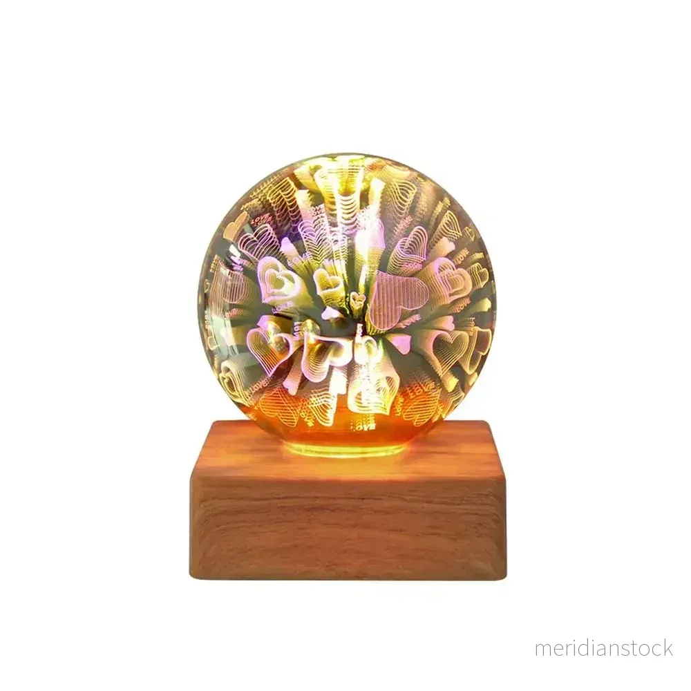 Kristallkugellampa med 3D-fyrverkerieffekt - StarburstGlow - Bild 2