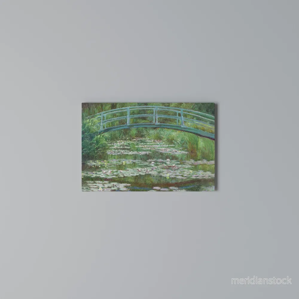 JAPANESE FOOTBRIDGE Horizontal Canvas Print - Bild 3
