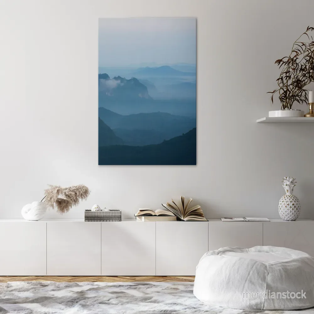 MISTY MOUNTAIN WHISPER Vertical Canvas Print - Bild 2