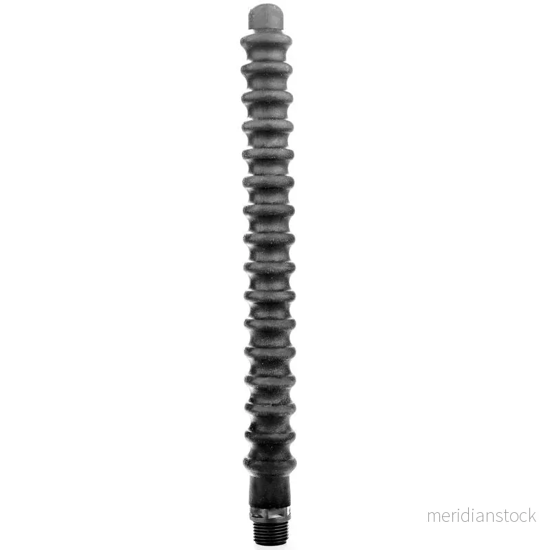 ALL BLACK - MEGA RIPPLE SHOWER ANAL SILICONE 28.5 CM