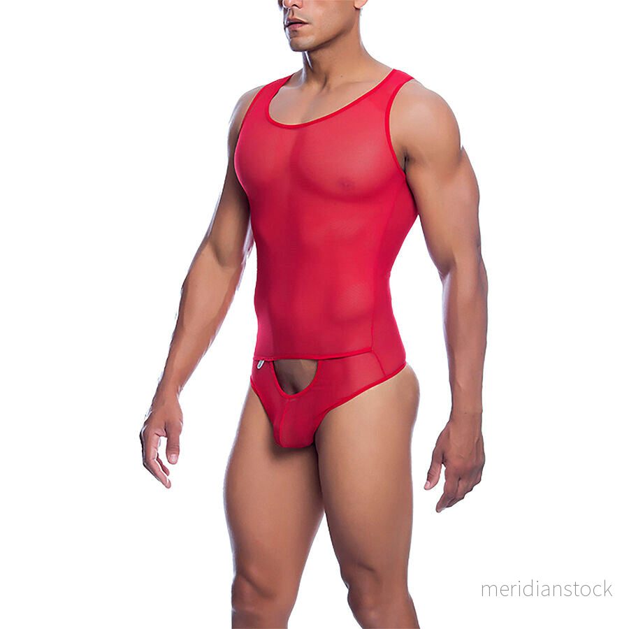 MOB - RED TRANSPARENT BODYSHEER SIZE L/XL - Bild 3