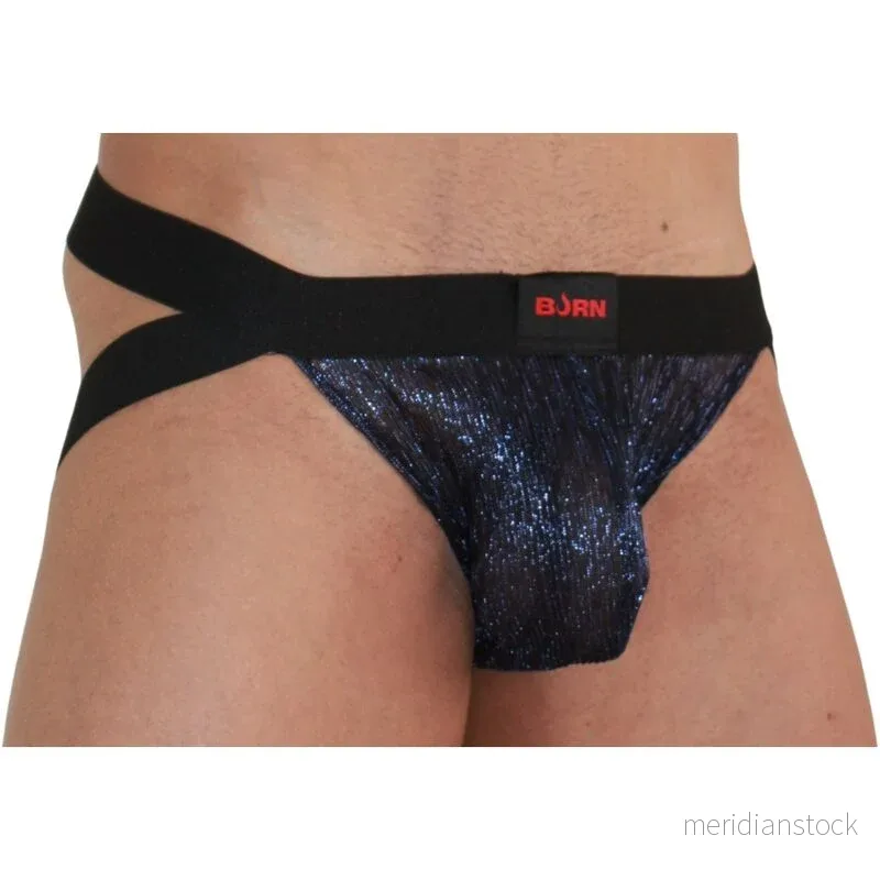 BURN - 006 JOCK SHINY BLUE / BLACK S - Bild 2