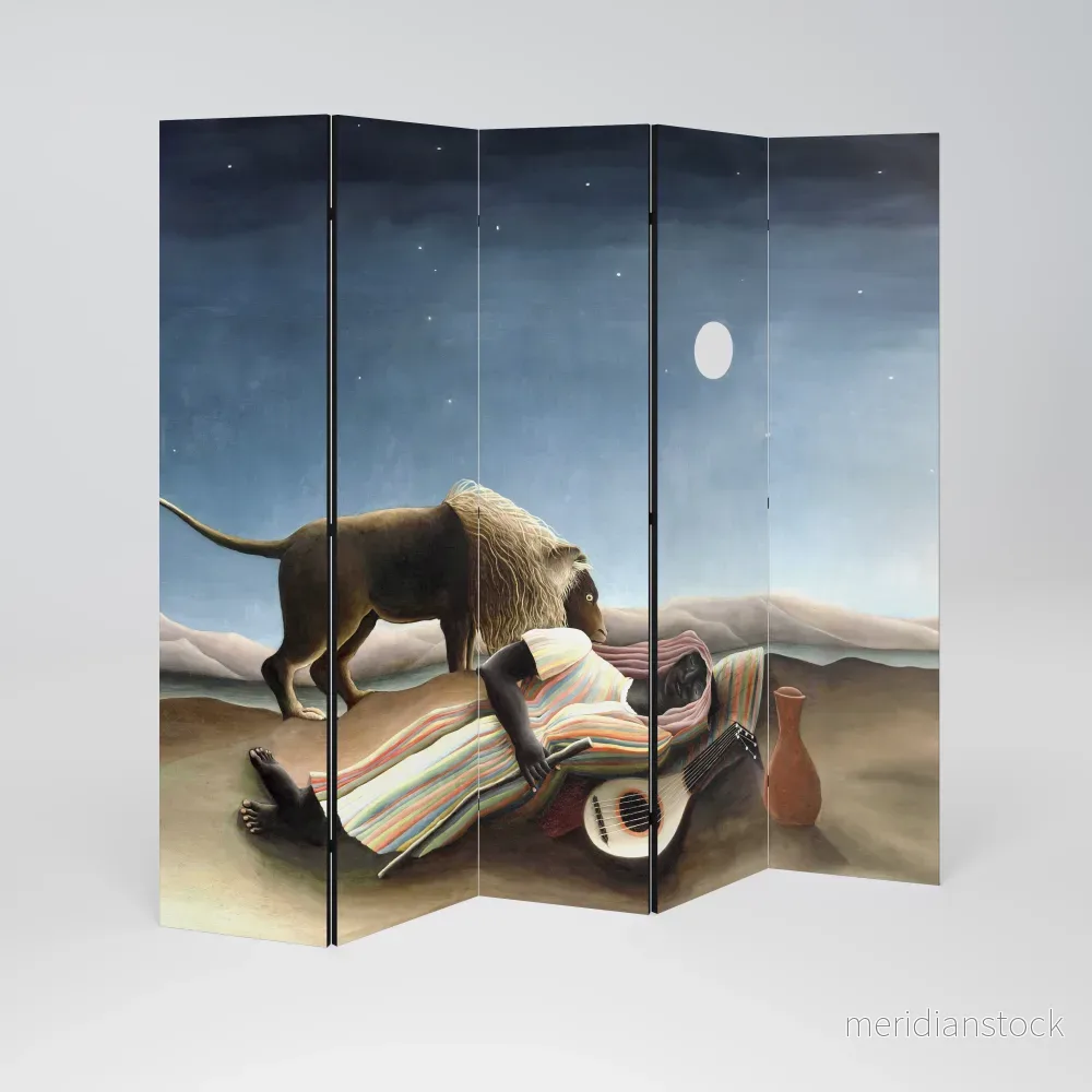 THE SLEEPING GYPSY Dekorativ rumsavdelare – 5 paneler