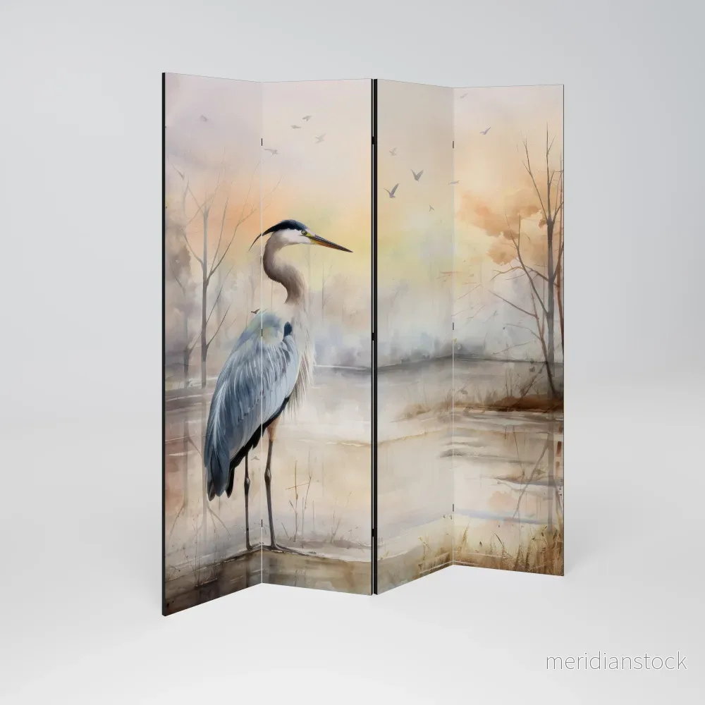 HERON DAYDREAM Rumsavdelare 4 paneler - Bild 2