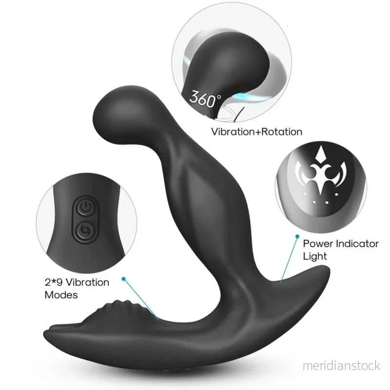 ARMONY - BAT KING VIBRATOR ANAL PROSTATE ROTATOR REMOTE CONTROL BLACK - Bild 2