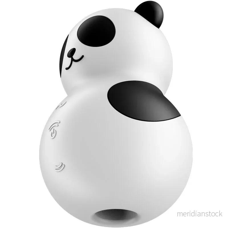 SATISFYER - POCKET PANDA STIMULATOR & VIBRATOR BLACK AND WHITE - Bild 3