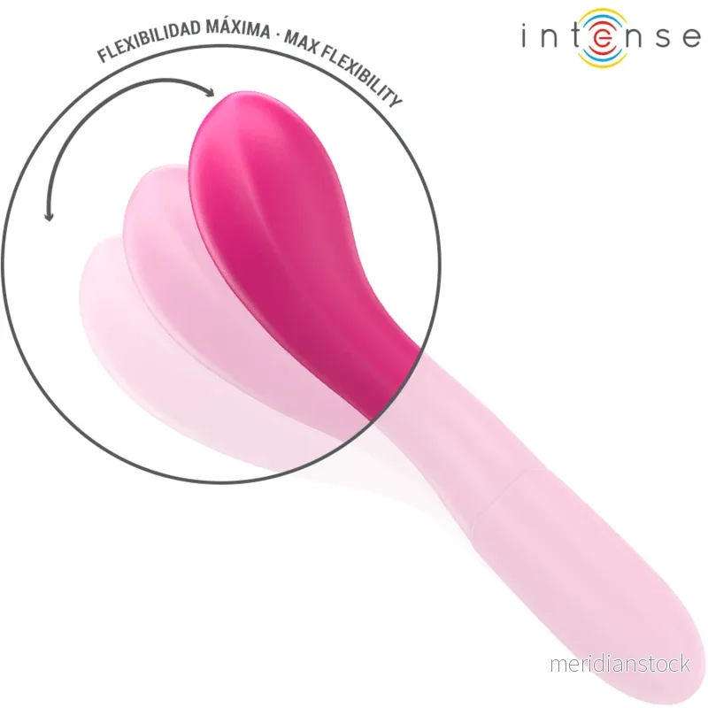 INTENSE - LISETTE VIBRATOR 19 CM FLEXIBLE 10 VIBRATIONS PINK - Bild 2