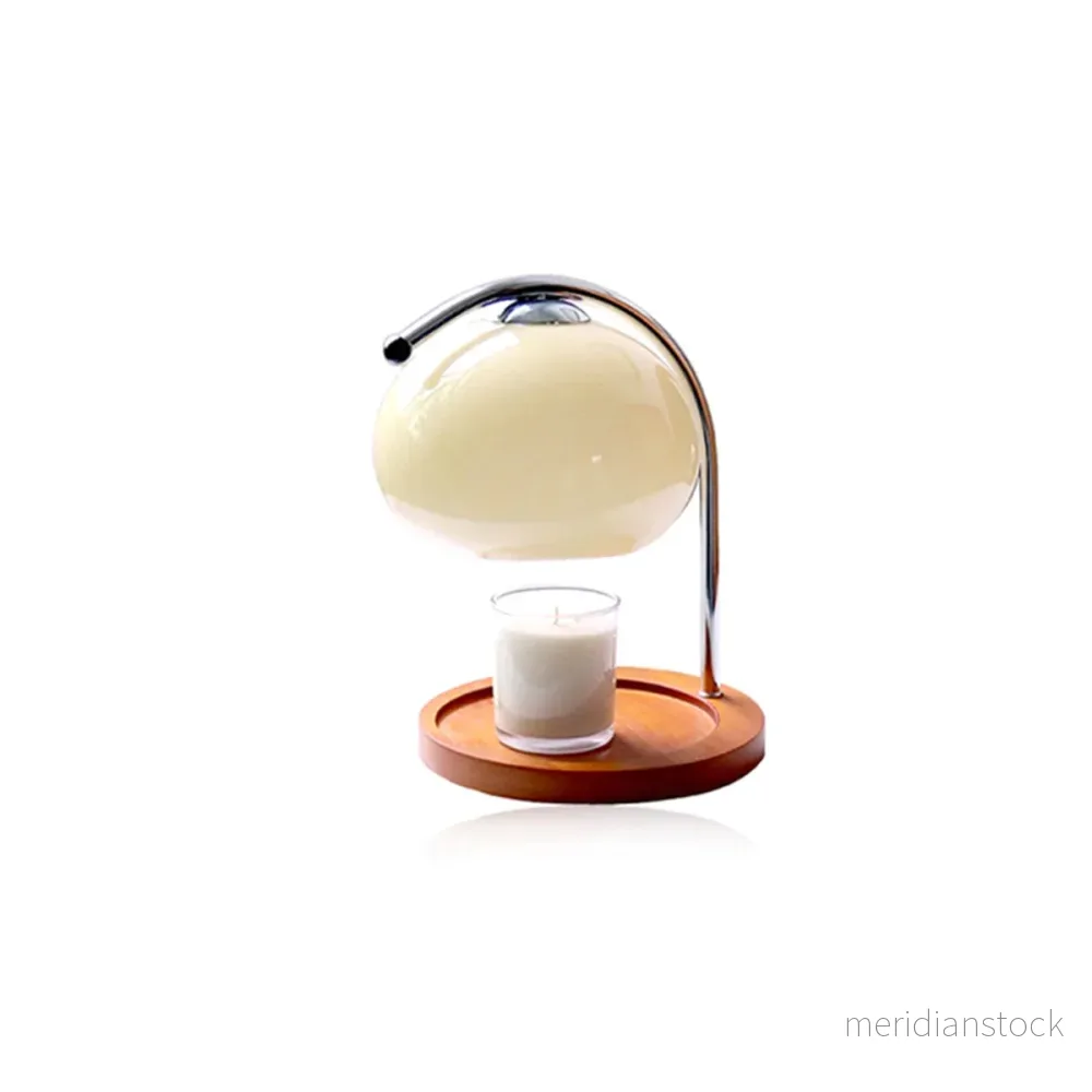 Ljusvärmare i glas – dimbar bordslampa i retrodesign - Bild 2