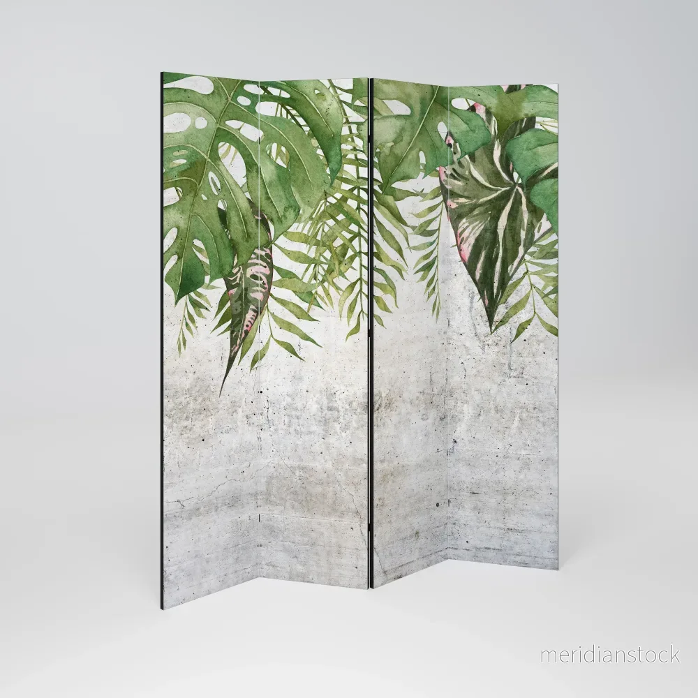 URBAN TROPICS Rumsavdelare 4 paneler