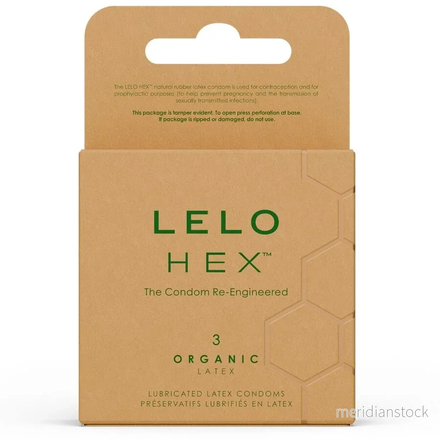 LELO - HEX ORGANIC CONDOM BOX 3 UNITS