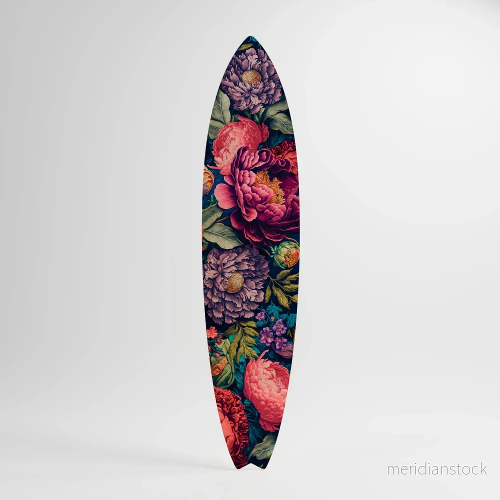 BLOOMING ELEGANCE Dekorativ Surfbräda BLOOMING ELEGANCE Dekorativ Surfbräda