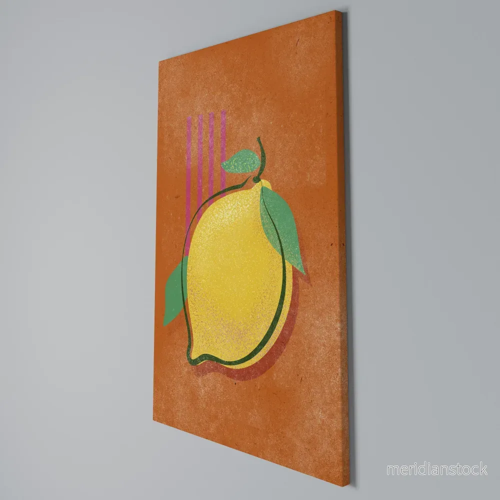 LUSCIOUS LEMON Vertical Canvas Print - Bild 3
