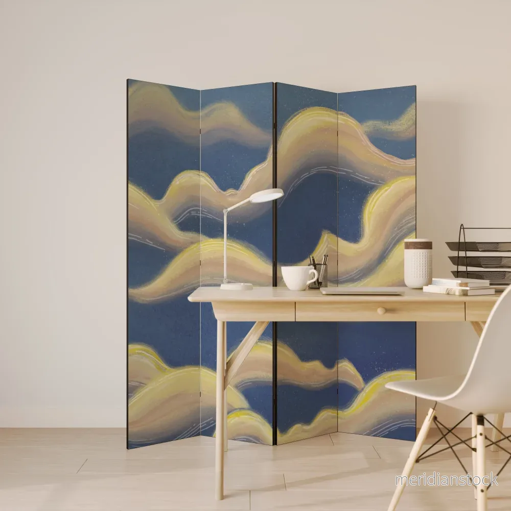 CLOUD RUFFLE Rumsavdelare 4 paneler - Bild 3