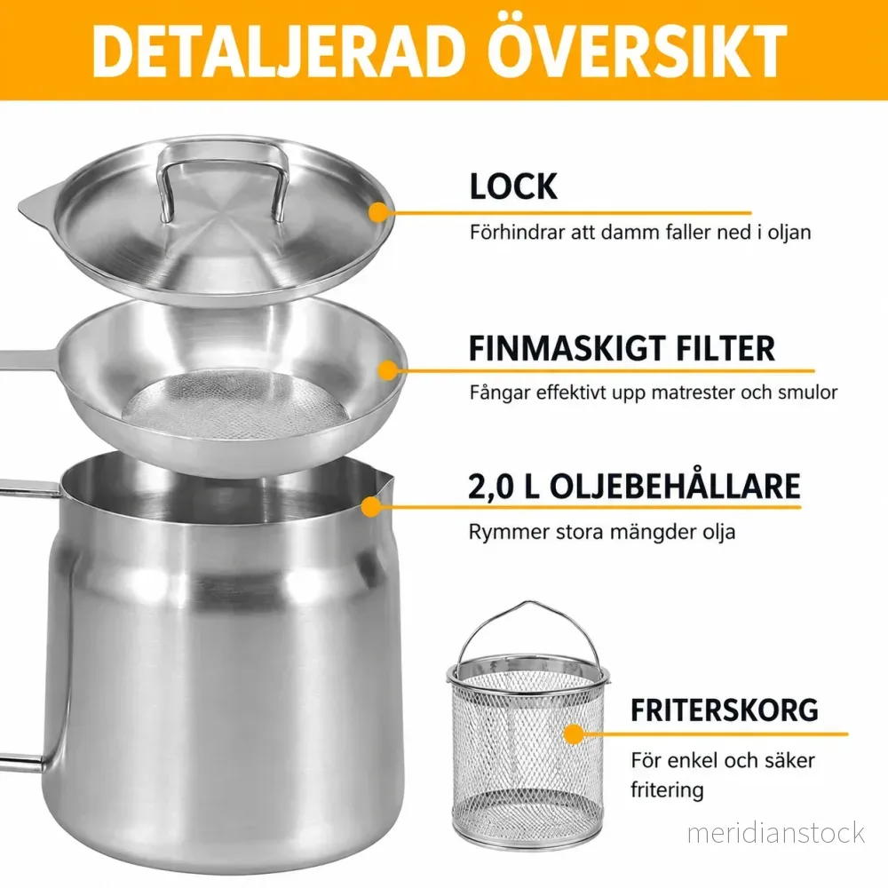 OljeSmart™ – Filtrera, förvara och fritera smartare - Bild 3