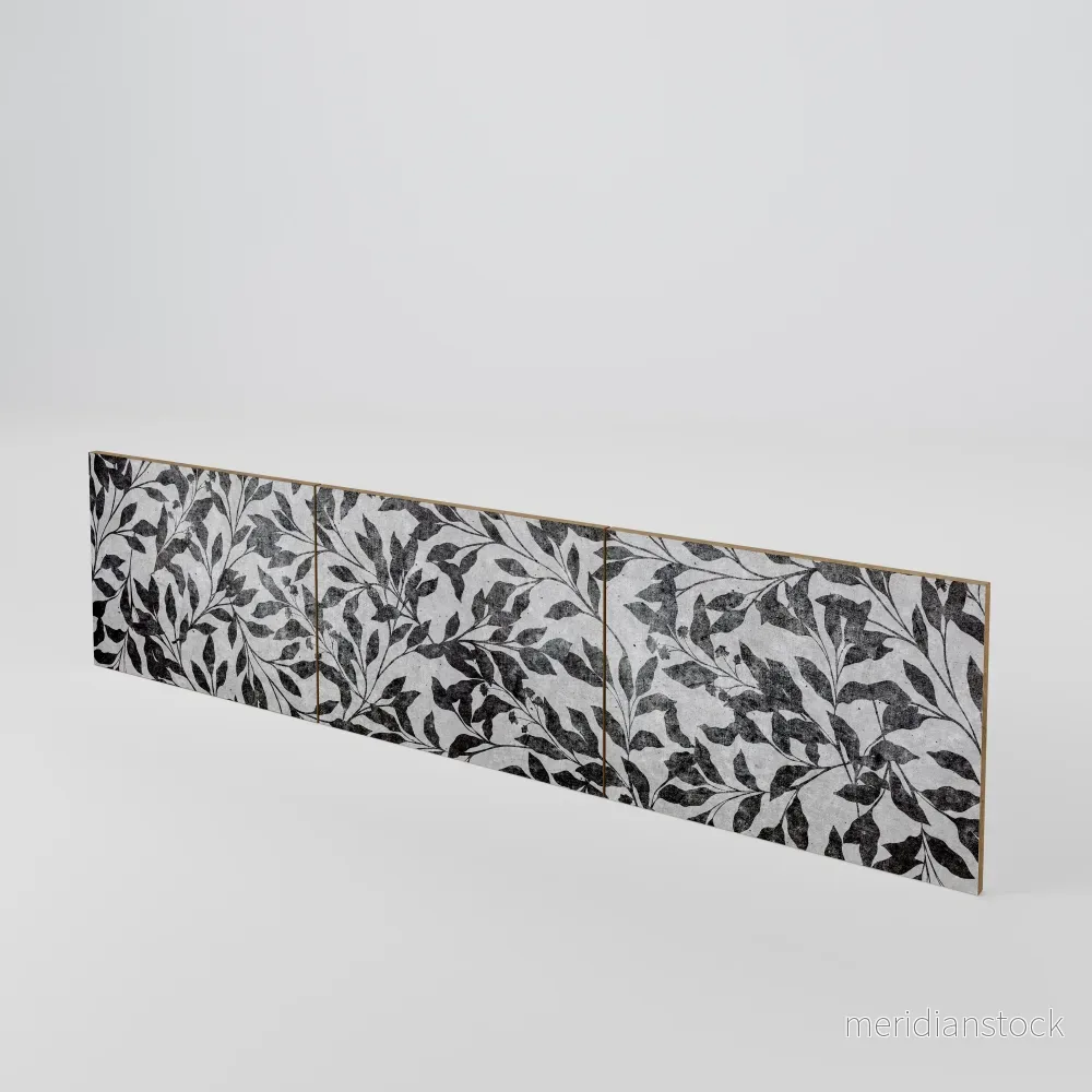 CHARCOAL SPROUT Luckset med 3 dörrar till TV-bänk CHARCOAL SPROUT Luckset med 3 dörrar till TV-bänk