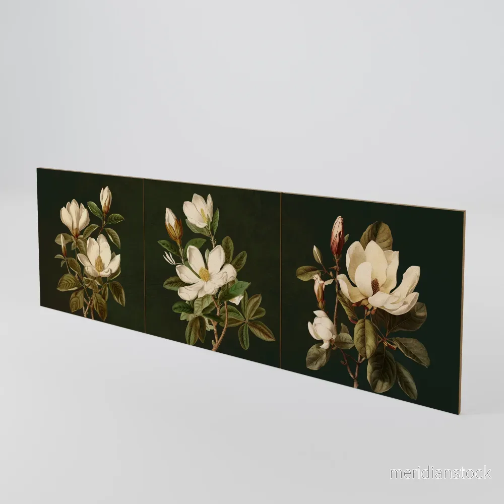 FLORAL NOIR Luckset med 3 dörrar till sideboard FLORAL NOIR Luckset med 3 dörrar till sideboard