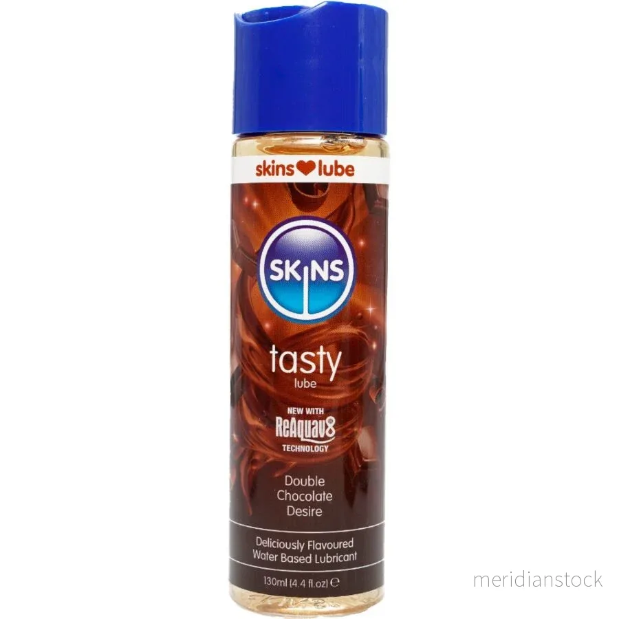 SKINS - TASTY WATER-BASED LUBRICANT DOUBLE CHOCOLATE 130 ML