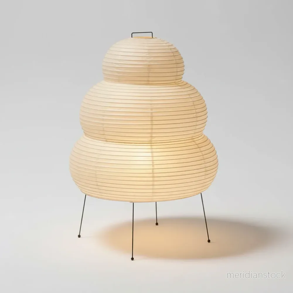 Japansk pappersbordslampa - ShinoriLight - Bild 3