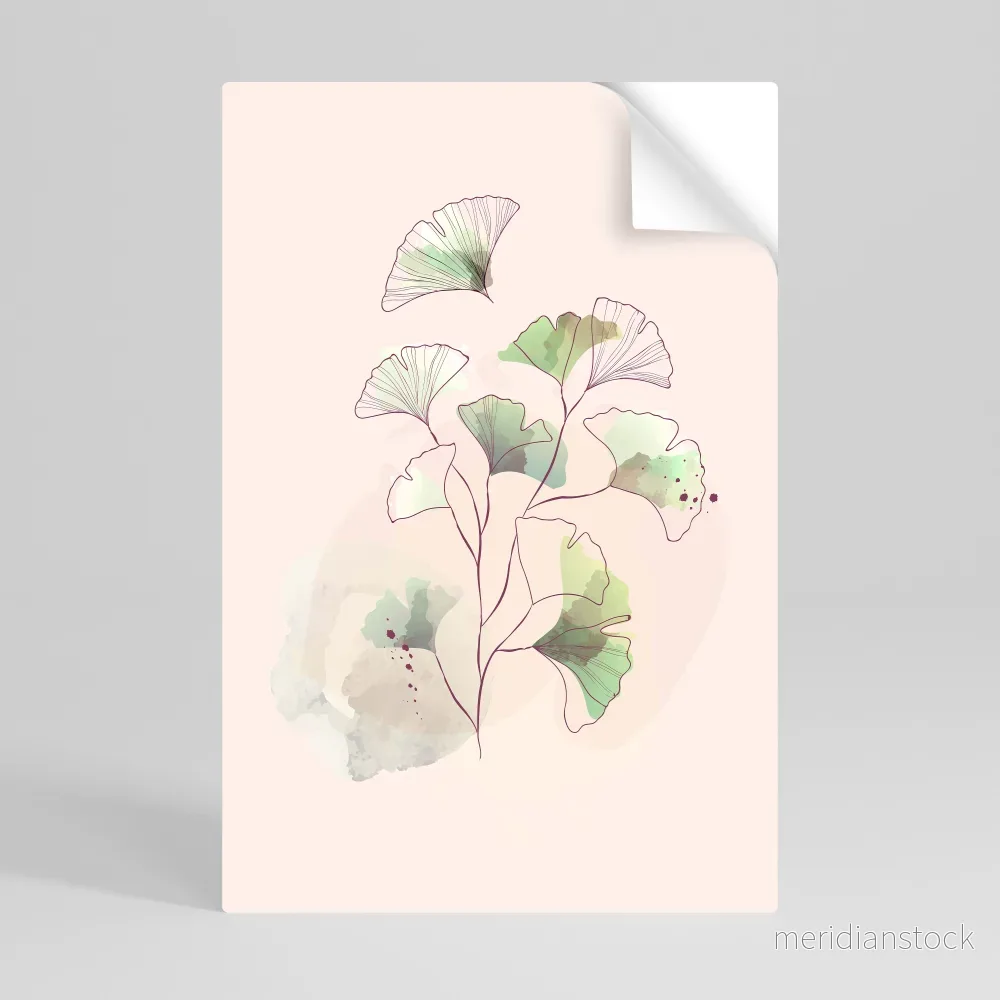 FOLIAGE REVERIE Självhäftande Vertikal Poster - Bild 2