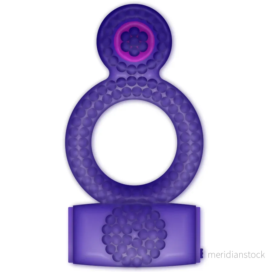 CASUAL LOVE - RING VIBRATING DOUBLE PLEASURE PURPLE - Bild 2