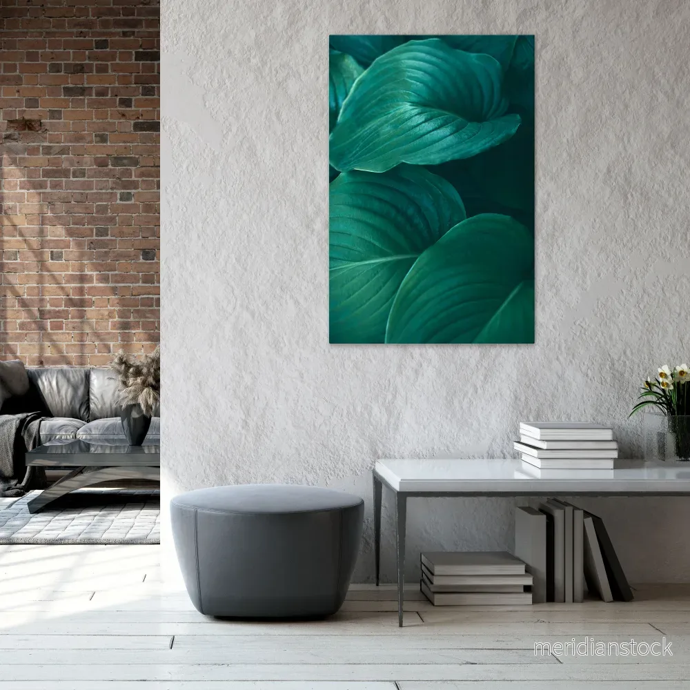 SUBTLE BOTANICAL HUES Vertical Canvas Print