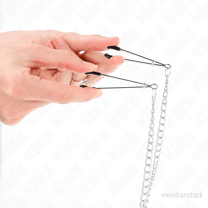 KINK - TRIPLE NIPPLE AND CLIT CLAMPS WITH CHAIN MODEL 1 - Bild 3