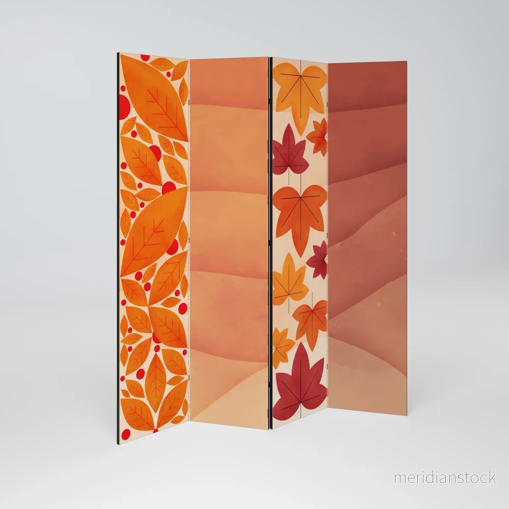 VIBRANT FALL FOLIAGE Rumsavdelare 4 paneler - Bild 2