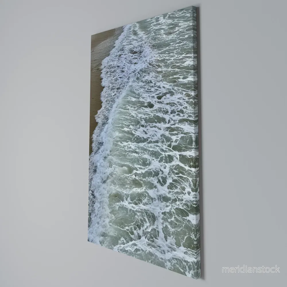 WAVES OF TIME Vertical Canvas Print - Bild 3
