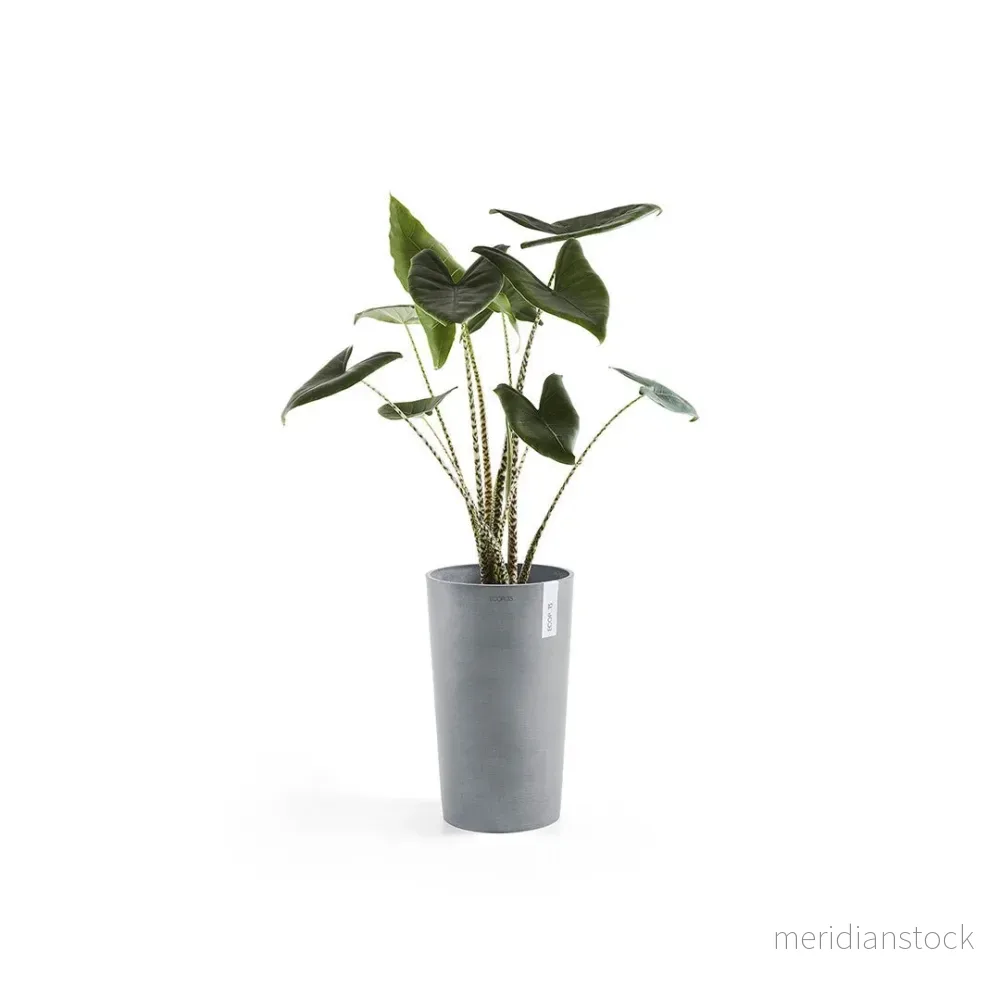 Kruka Amsterdam medelhög 50cm blågrå