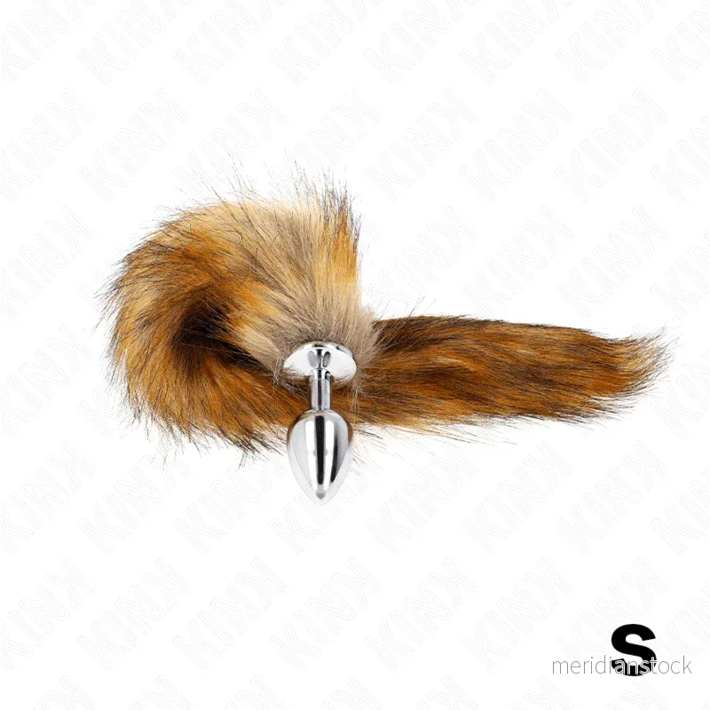 KINK - ANAL PLUG SIZE S 7 X 3 CM WITH SYNTHETIC TAIL 40 CM BROWN - Bild 3