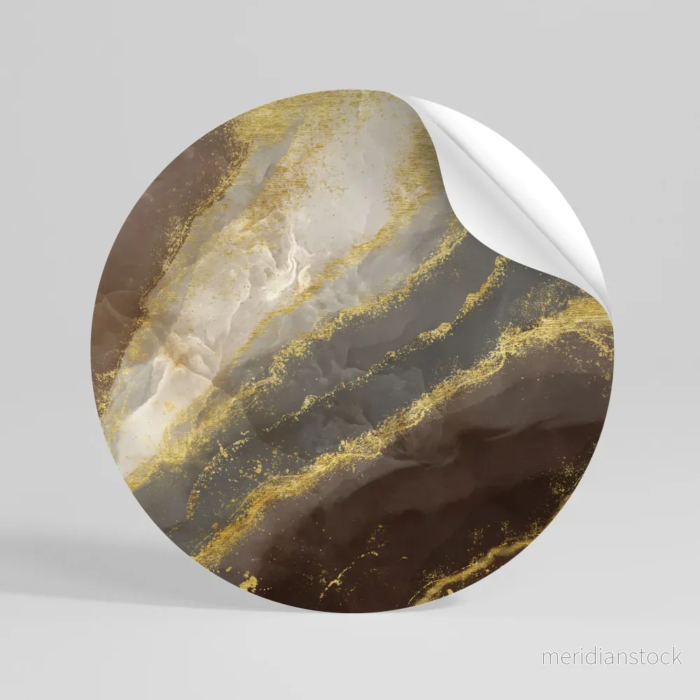 MARBLE MIRAGE Rund väggdekal MARBLE MIRAGE Rund väggdekal