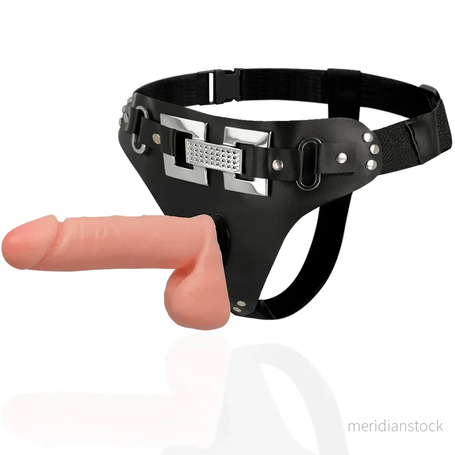 HARNESS ATTRACTION - DELUXE HARNESS WITH REALISTIC VIBRATION 18 CM -O- 4.5 CM - Bild 3
